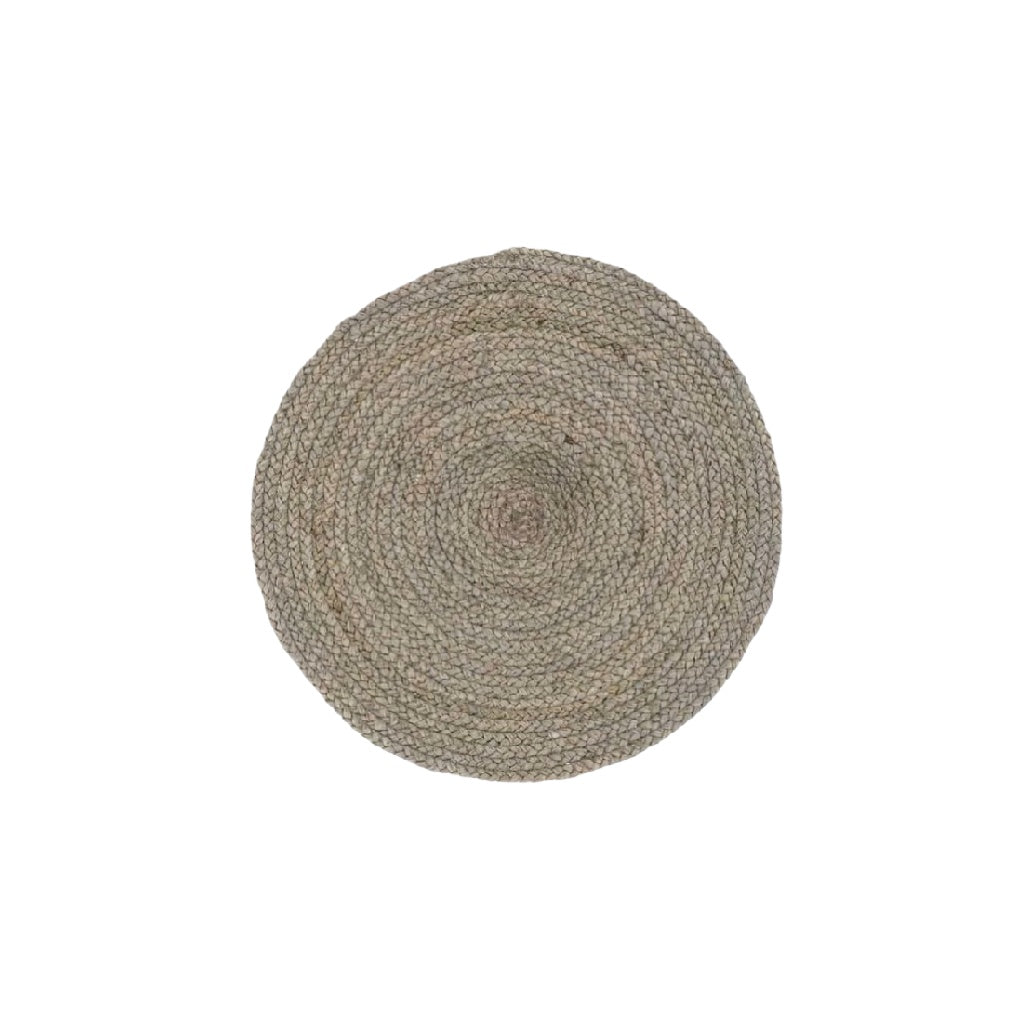 Round Natural Jute Area Rug - Eco-Friendly Home Decor**