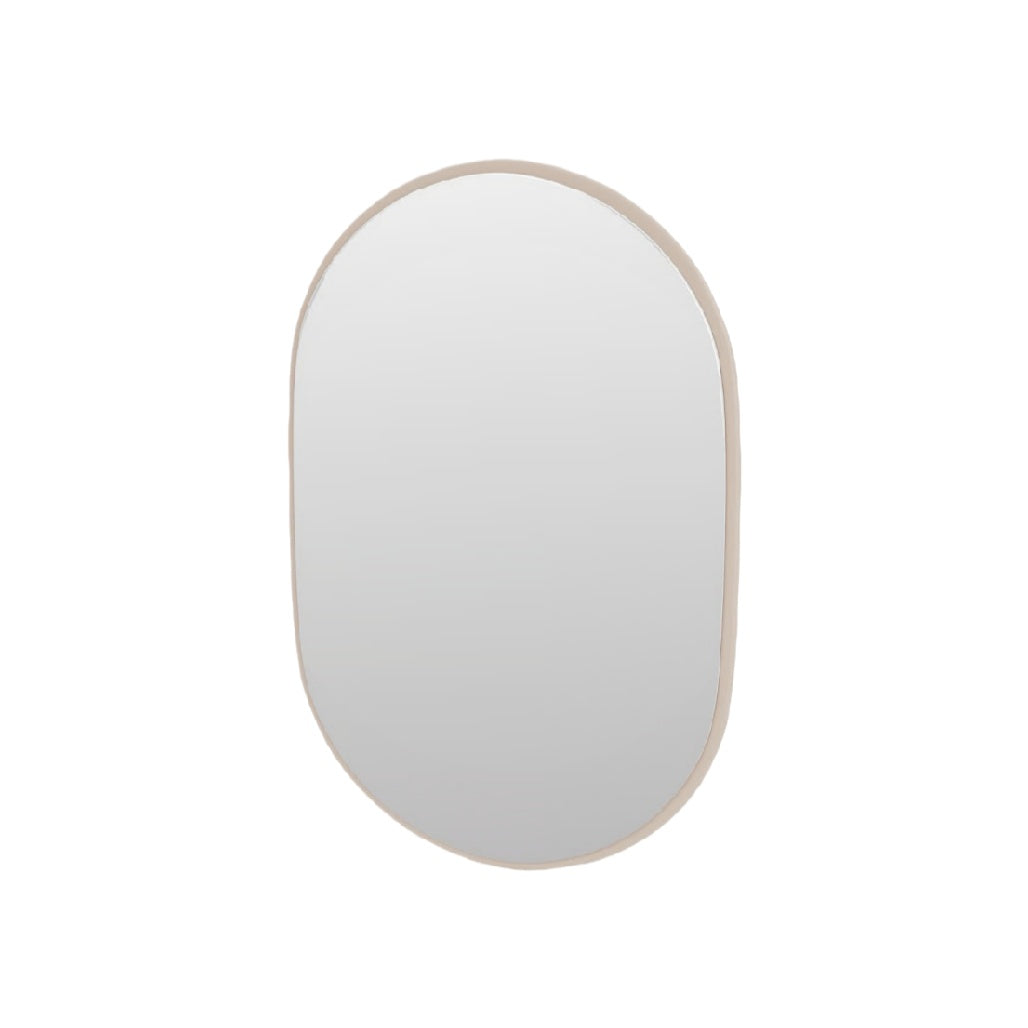 Modern Oval Wall Mirror with Minimalist Frame