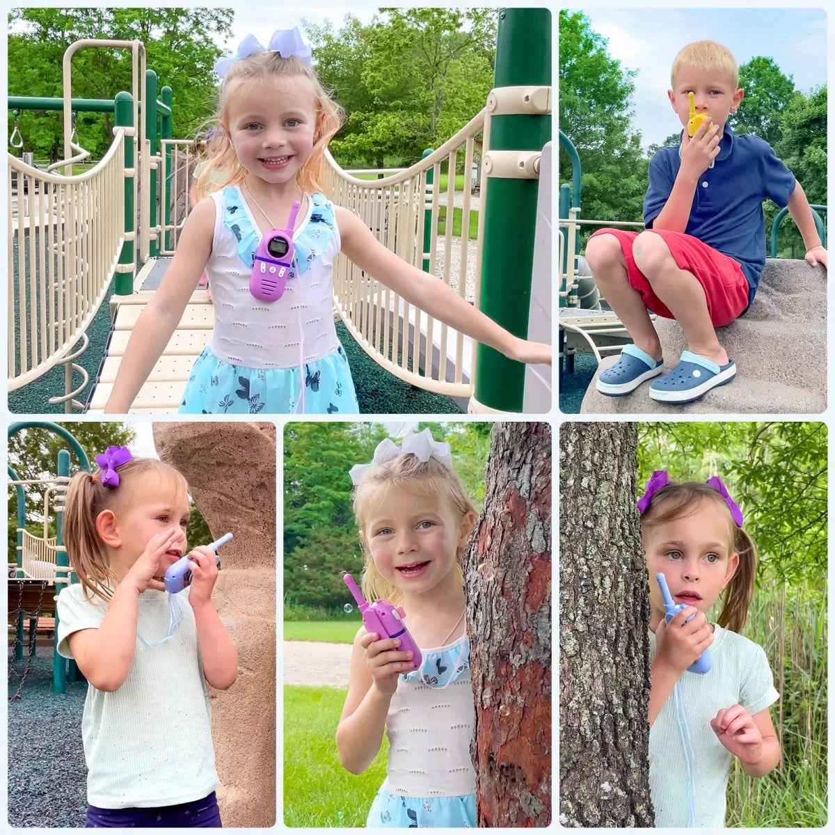Rechargeable Walkie Talkies for Kids, 48H Battery, Long Range, Outdoor